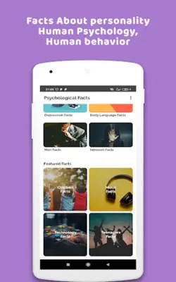 Psychological Facts Multi Language android App screenshot 4