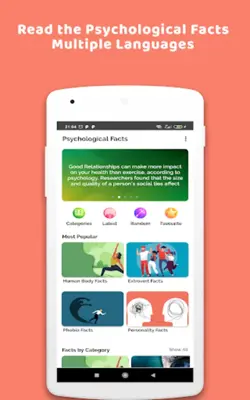 Psychological Facts Multi Language android App screenshot 6